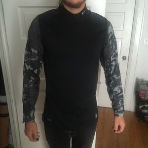 Nike pro combat dri fit fitted shirt